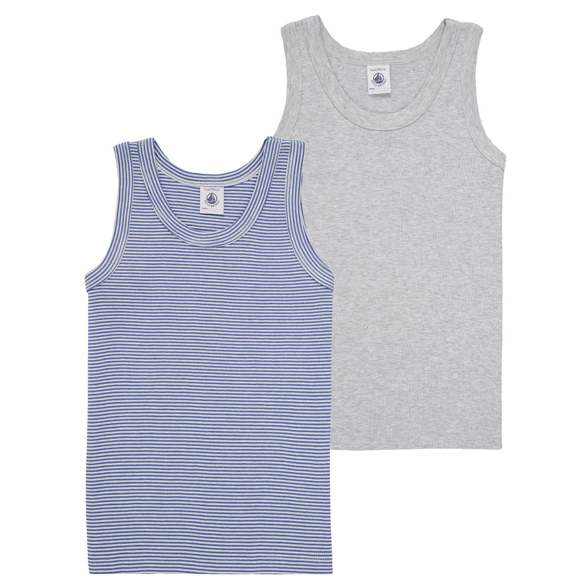 Petit Bateau  2 DEBARDEURS  ruznobarevne