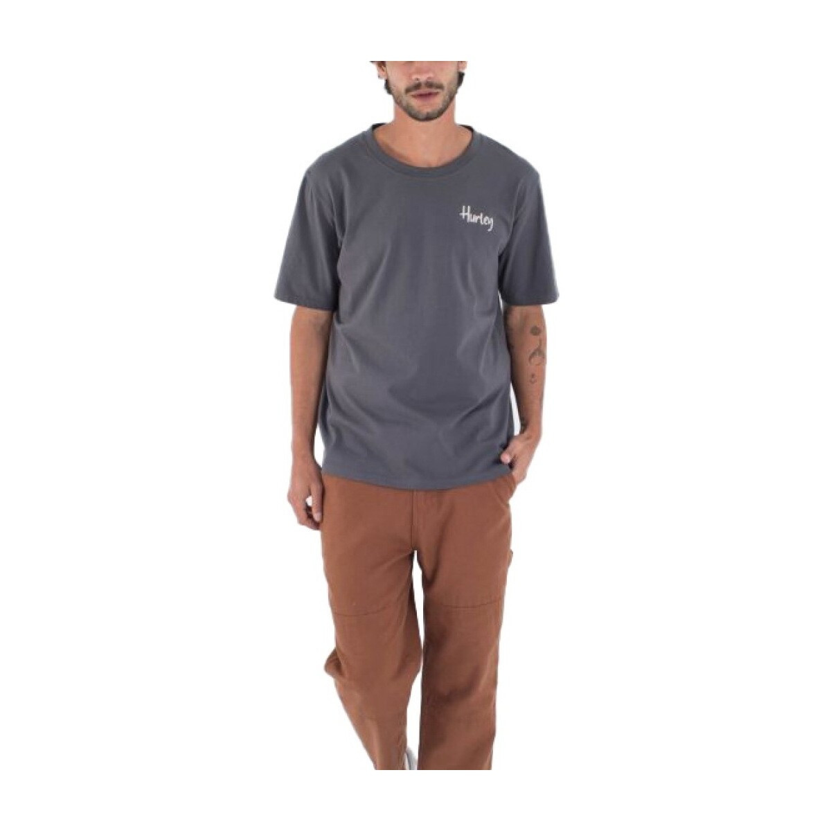 Hurley  M COBRA SS TEE  Šedá