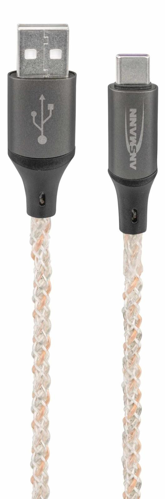 Baterie - Ansmann USB Typ C kabel LED