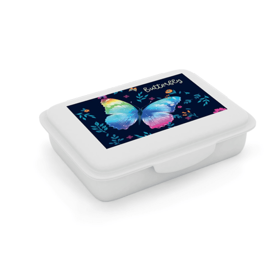 Oxybag Box na svačinu s přihrádkou - Motýl 2 - 9-58325