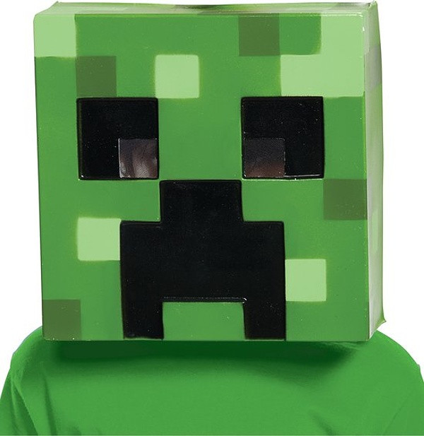 Maska Minecraft - Creeper, dětská