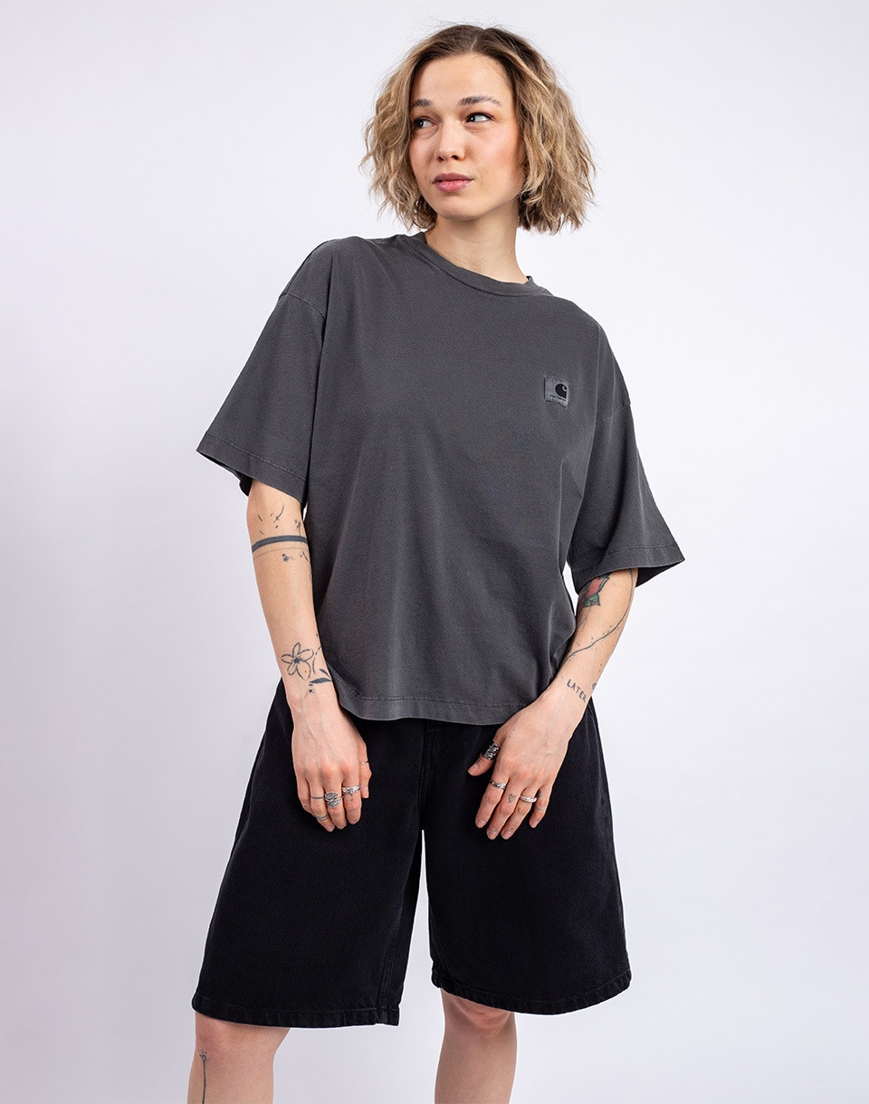 Carhartt WIP W' S/S Nelson T-Shirt Graphite garment dyed L
