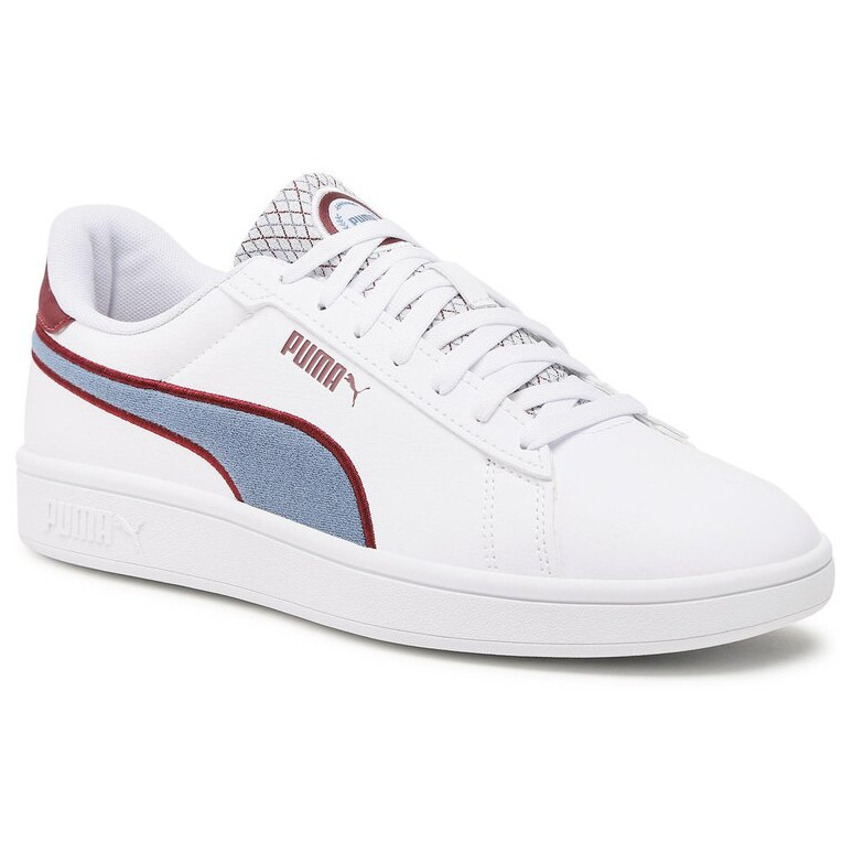 Boty Puma Puma Smash 3.0 Retro Prep Velikost bot (EU): 45 / Barva: bílá/modrá