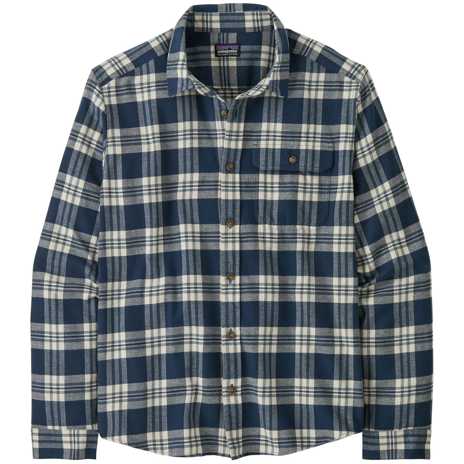 Pánská košile Patagonia Fjord Flannel Shirt Velikost: S / Barva: modrá
