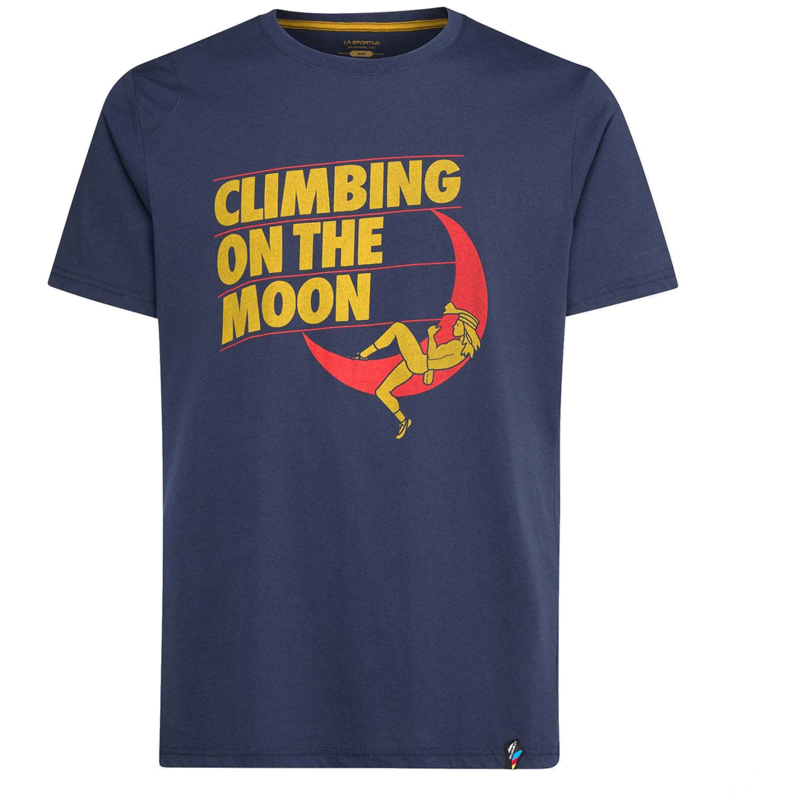 Pánské triko La Sportiva Moon Rock T-Shirt M Velikost: L / Barva: tmavě modrá