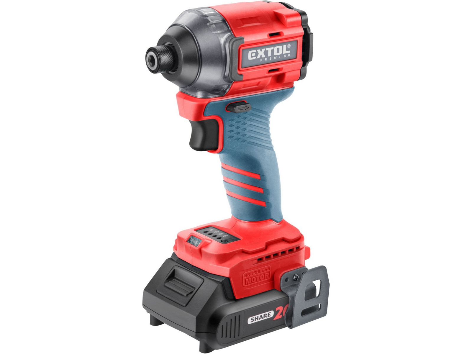 Extol Premium 8891814 SHARE20V aku utahovák rázový 1x2.0Ah
