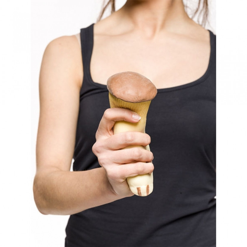 Antistresový hřib Hlíva máčková - béžový