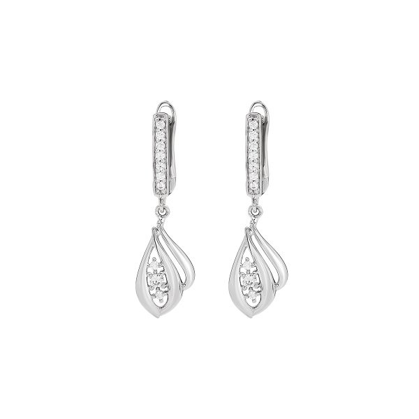 Náušnice se syntetickými kameny 136-393-015485-0000