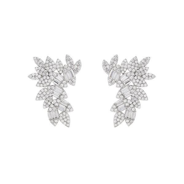 Náušnice se syntetickými kameny 136-625-045714-0000