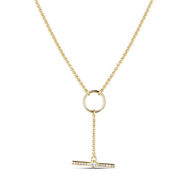 Náhrdelník se syntetickými kameny 676-596-552800-0000