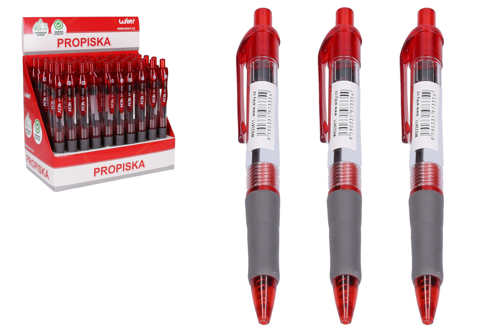 Propiska (červená náplň) 0.7mm