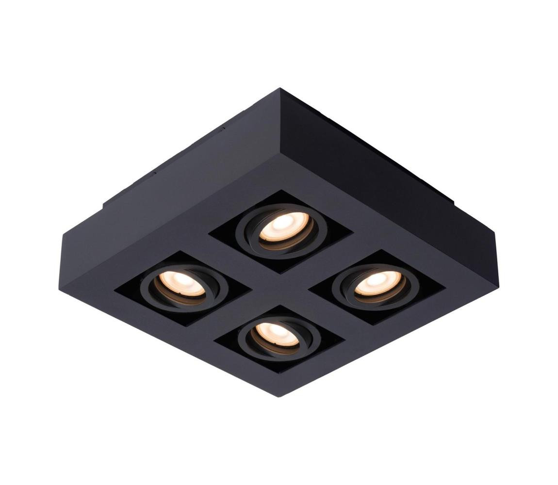 Lucide Lucide 09119/21/30 - LED Bodové svítidlo XIRAX 4xGU10/5W/230V černá