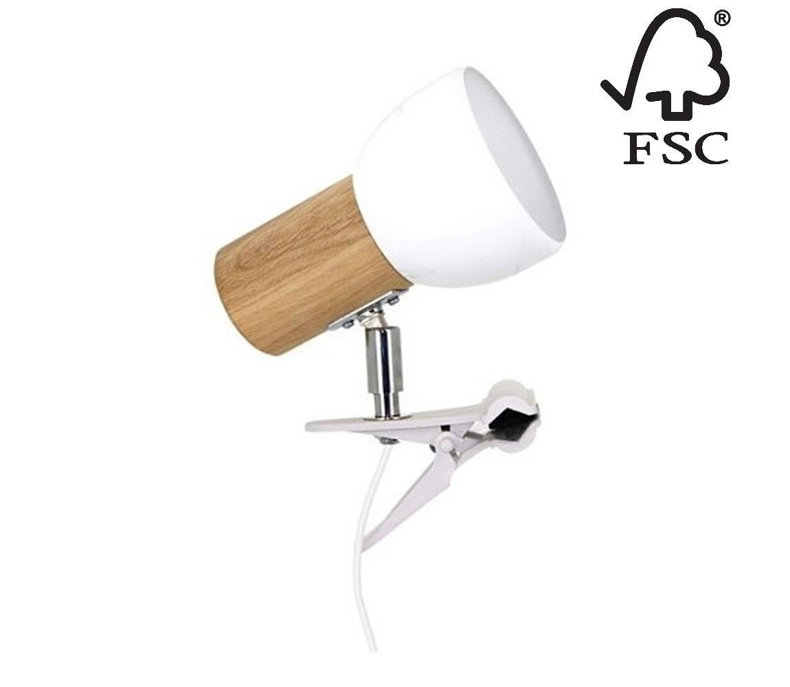 2224174WK - Lampa s klipem SVENDA 1xE27/60W/230V