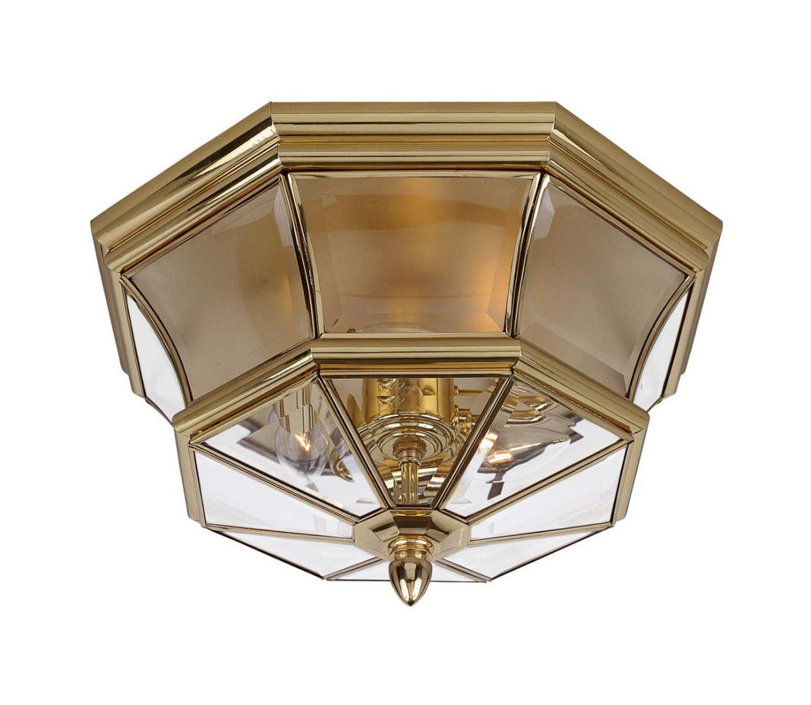 Elstead Elstead QZ-NEWBURY-F-PB - Venkovní stropní svítidlo NEWBURY 3xE14/40W/230V IP44