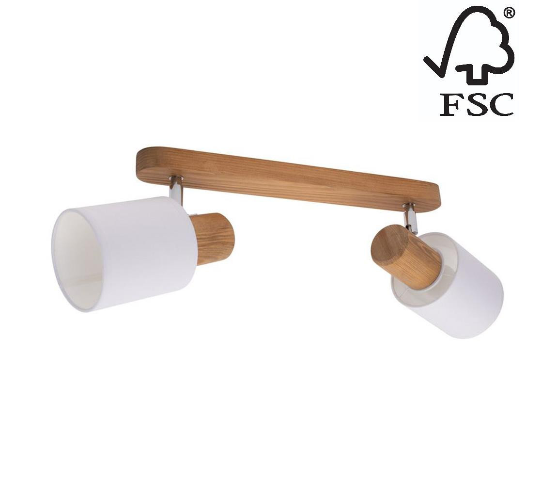 DO2248251 - Stropní bodové svítidlo TRENDY 2xE27/15W/230V borovice