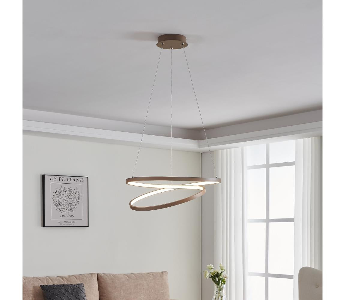 Eglo Eglo 901139 - LED Lustr na lanku RUOTALE LED/36W/230V 3000K béžová