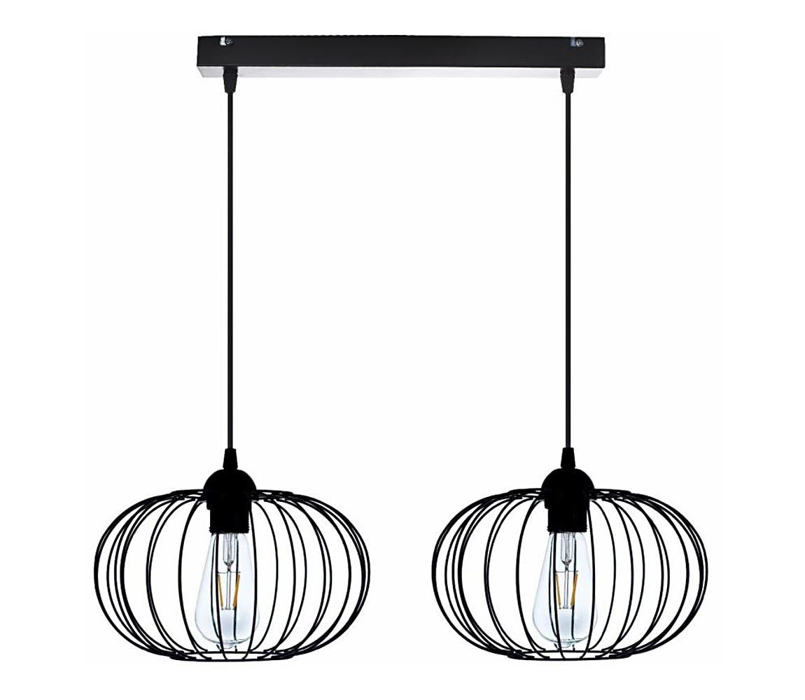 Lustr na lanku BOCCA 2xE27/60W/230V