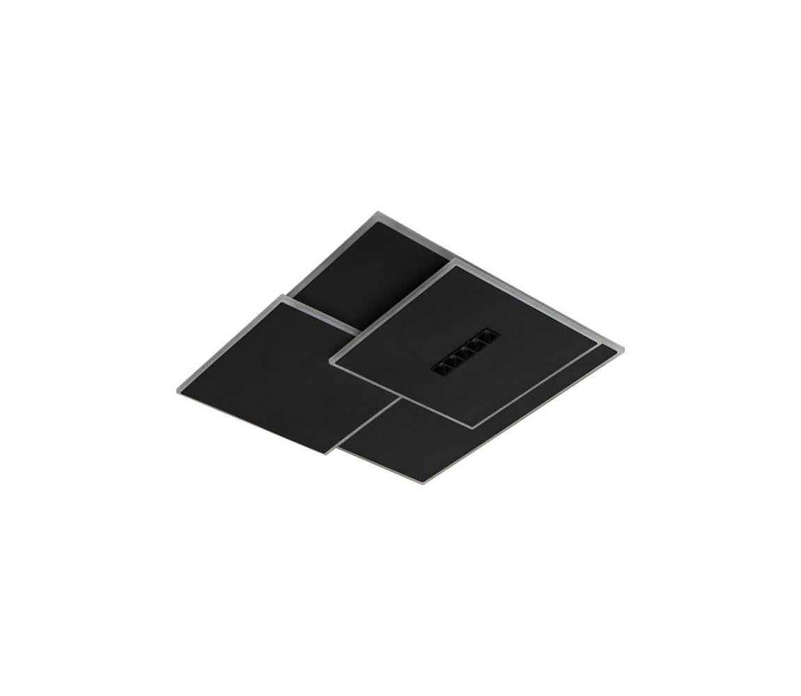 LED Stmívatelné stropní svítidlo LED/95W/230V 3000-6500K černá +dálkové ovládání