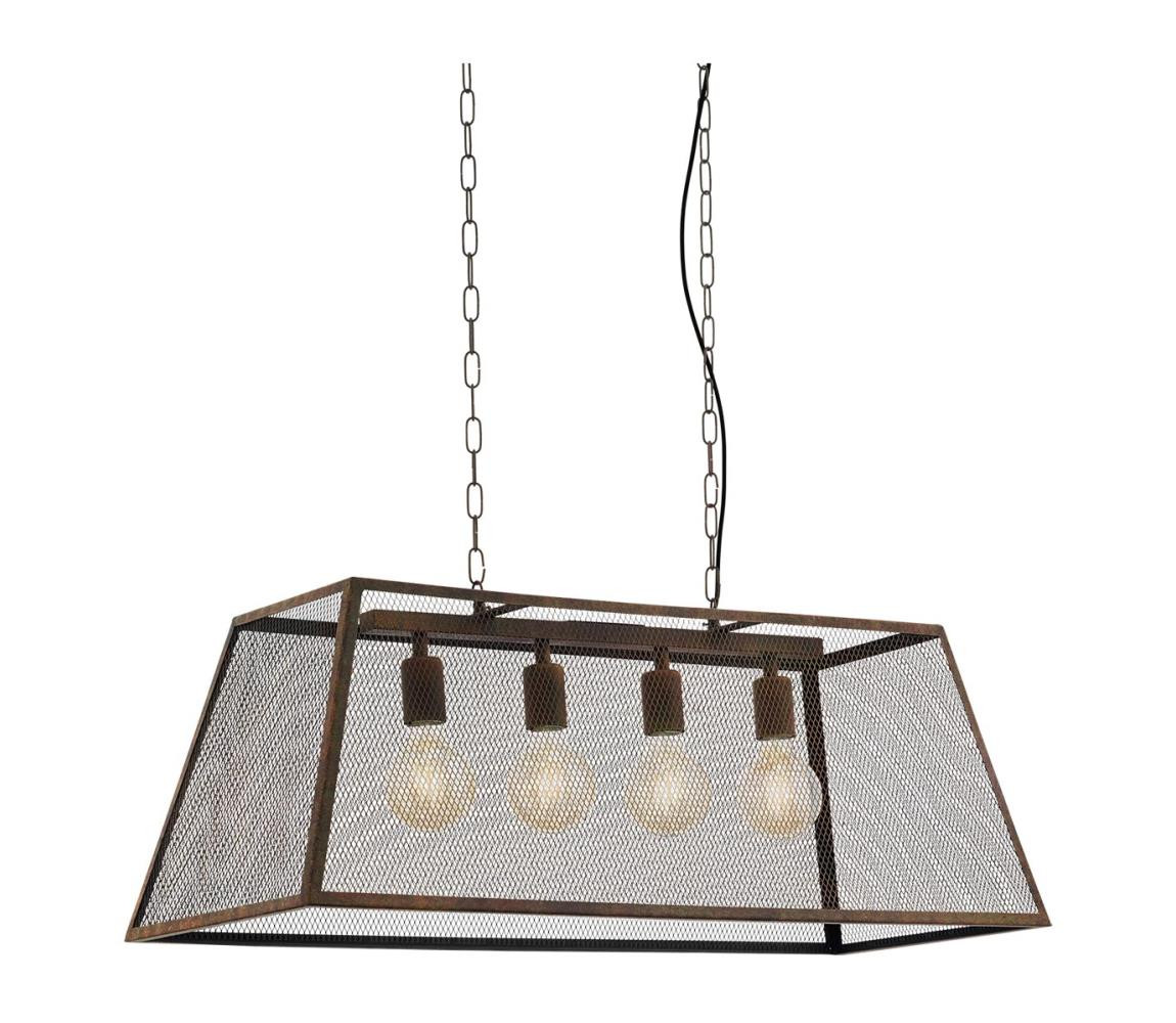 Eglo Eglo 49799 - Závěsné svítidlo AMESBURY 4xE27/60W