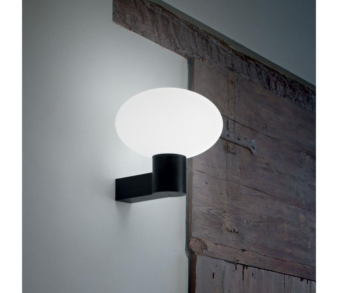 Ideal Lux Ideal Lux - Venkovní nástěnná lampa CLIO 1xE27/42W/230V IP44 černá