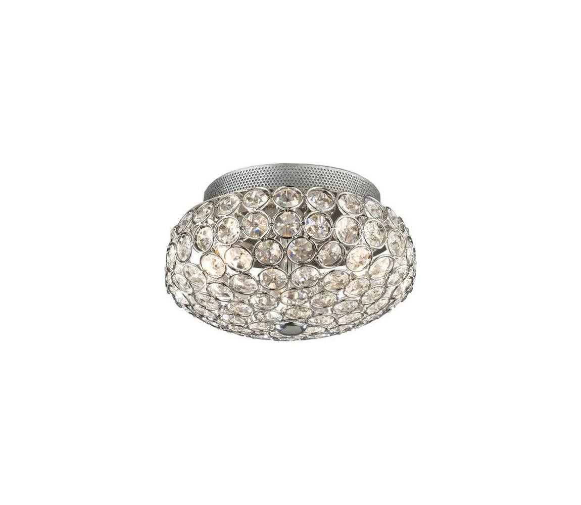 Ideal Lux Ideal Lux - LED Křišťálové stropní svítidlo KING 3xG9/3W/230V pr. 25,5 cm chrom