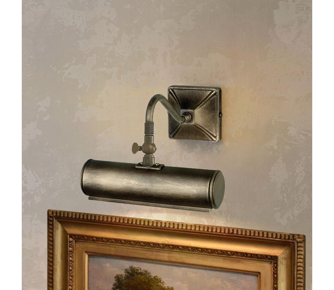 Elstead Elstead PL1-10-BLK-GOLD - Obrazové svítidlo PICTURE LIGHT 1xE14/40W/230V