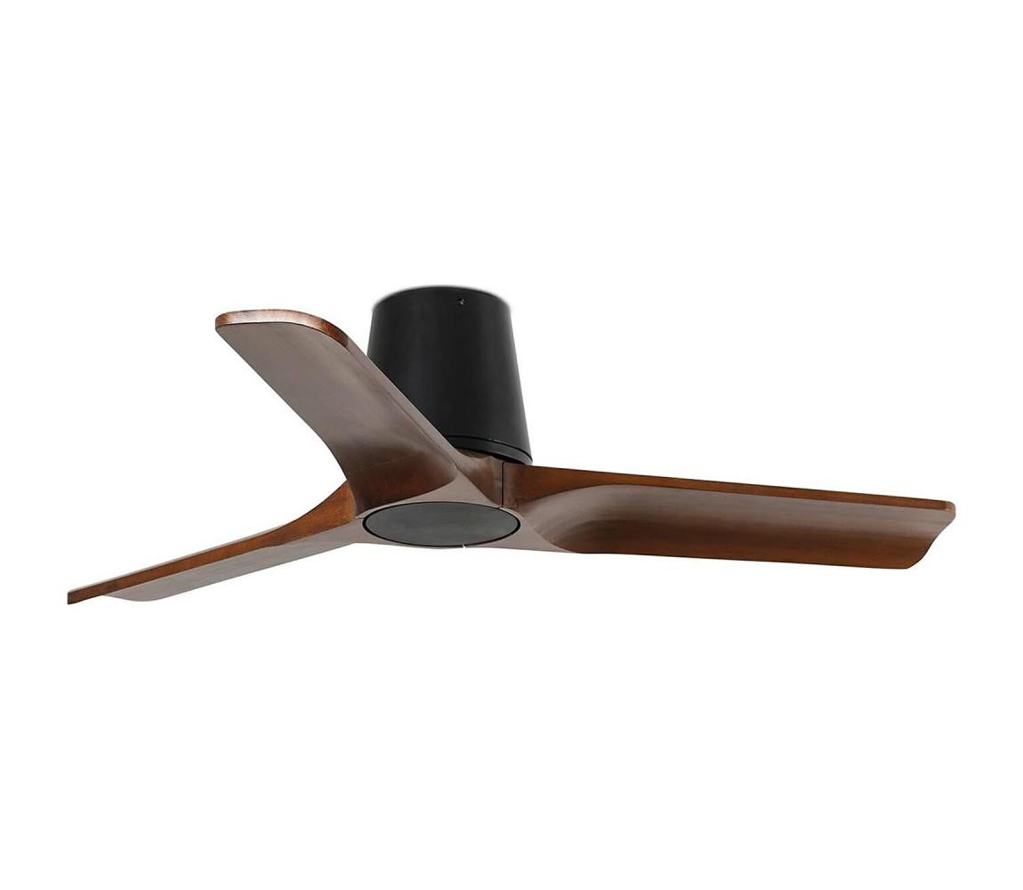 FARO Barcelona FARO 33837 - Stropní látor HEYWOOD TUB S borovice/černá pr. 90 cm + DO