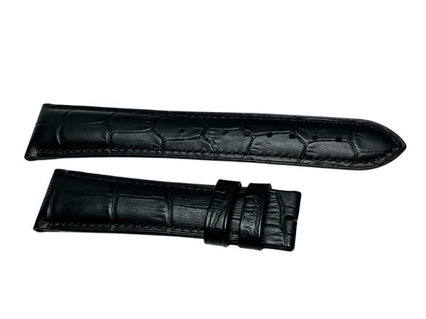 Řemínek kožený Epos černý - bez spony