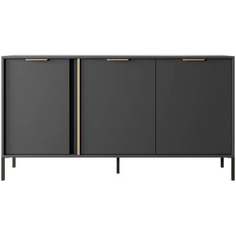 LASKI Komoda LUCA 153 3D, antracit 153,1x81,4x39,5 antracit