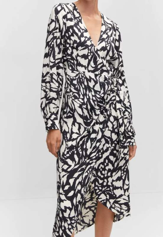 Zavinovací šaty Mango