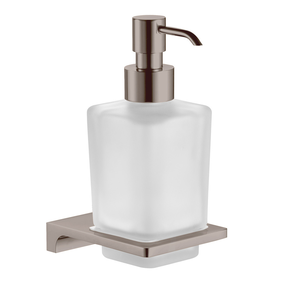 Rav Slezák NIL - Dávkovač tekutého mýdla - sklo/metal grey - lesklá NLA0303MGL