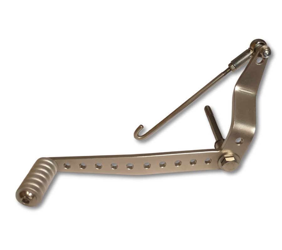 PIOKIT Kompletní zesílená řadicí páka / řadička Cross, nerez, CZ, Jawa 50 550 / 555 00134