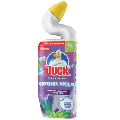 Duck WC čistič gel Virtual Violet, 750 ml