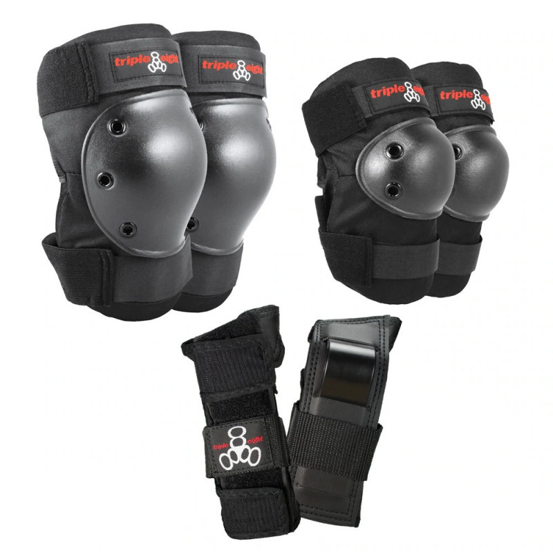 Triple Eight - Saver Series 3Pack - Black - Sada chráničů pro děti Velikost: JNR