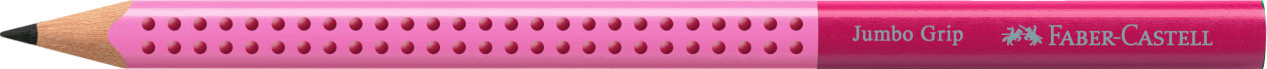 Faber-Castell Faber-Castell, Jumbo Grip, grafitová tužka B, kusová, 1 ks Barva: Růžová