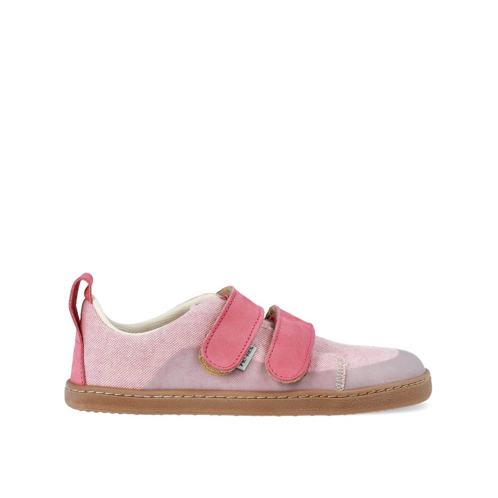 PEGRES TENISKY BF57U Pink Dětské barefoot tenisky