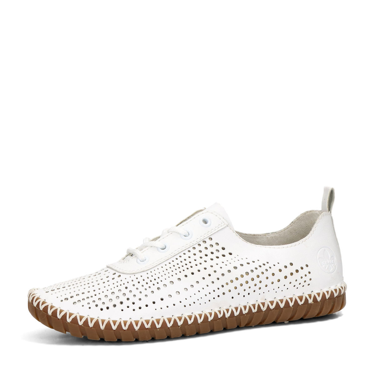 Rieker dámské každodenní polobotky - bílé - 36