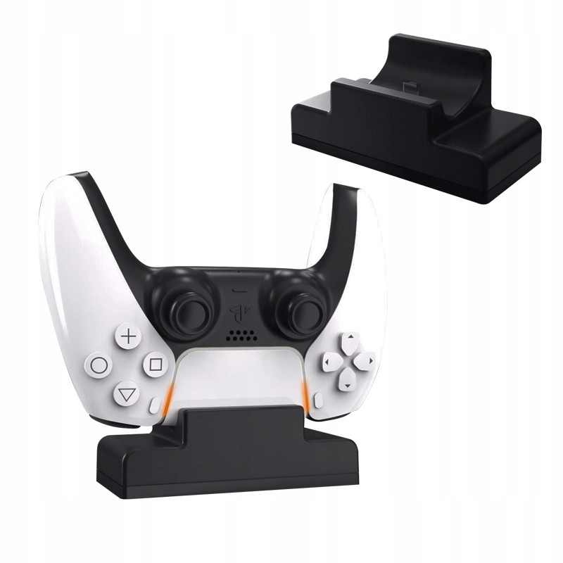 Nabíjecí stanice dock nabíječka stojánek pro pad PS5/PS5 Slim/pro Černá