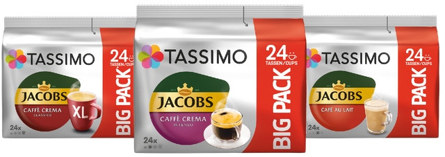 Tassimo kapsle XXL variační box 72 porcí