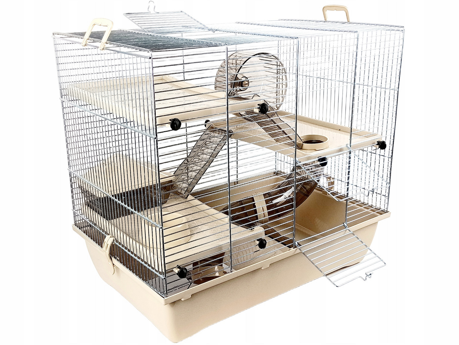 Klec pro křečka a hlodavce myšky velká pěkná Tania domek patra tunel pozink