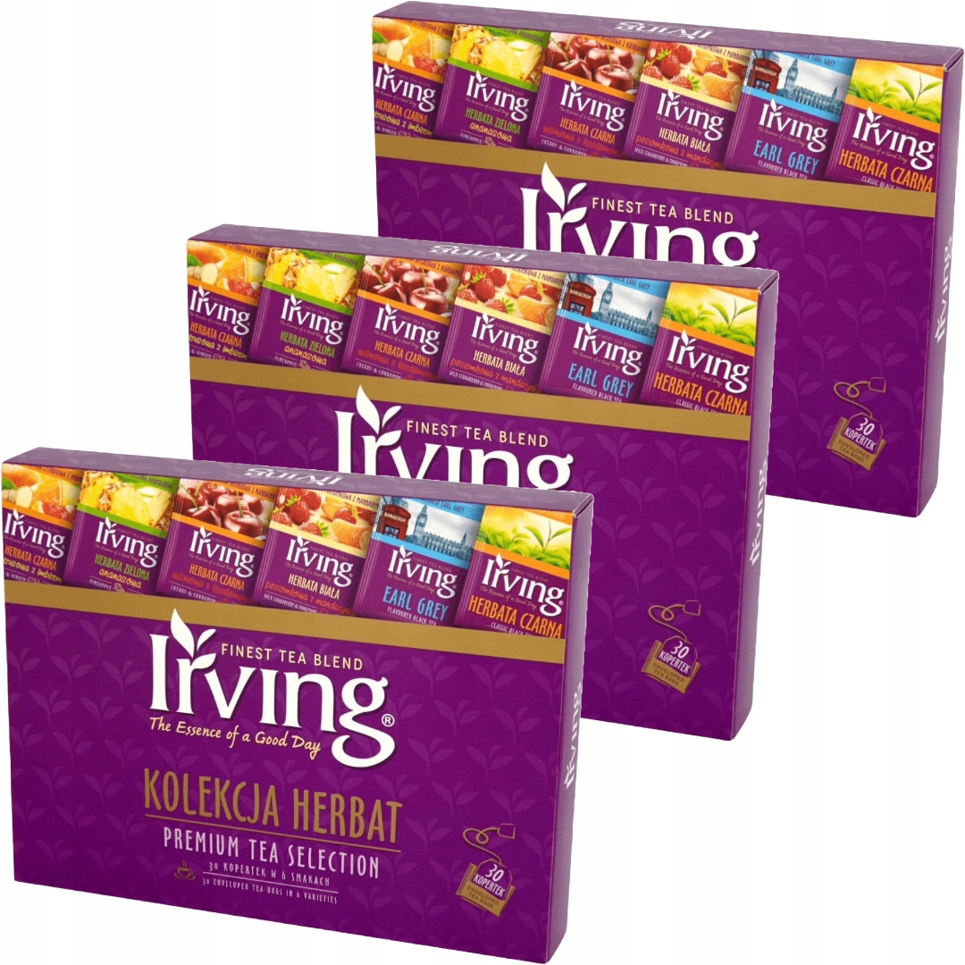 Sada Kolekce 3x čaj Premium Tea Selection Irving Jako Dárek