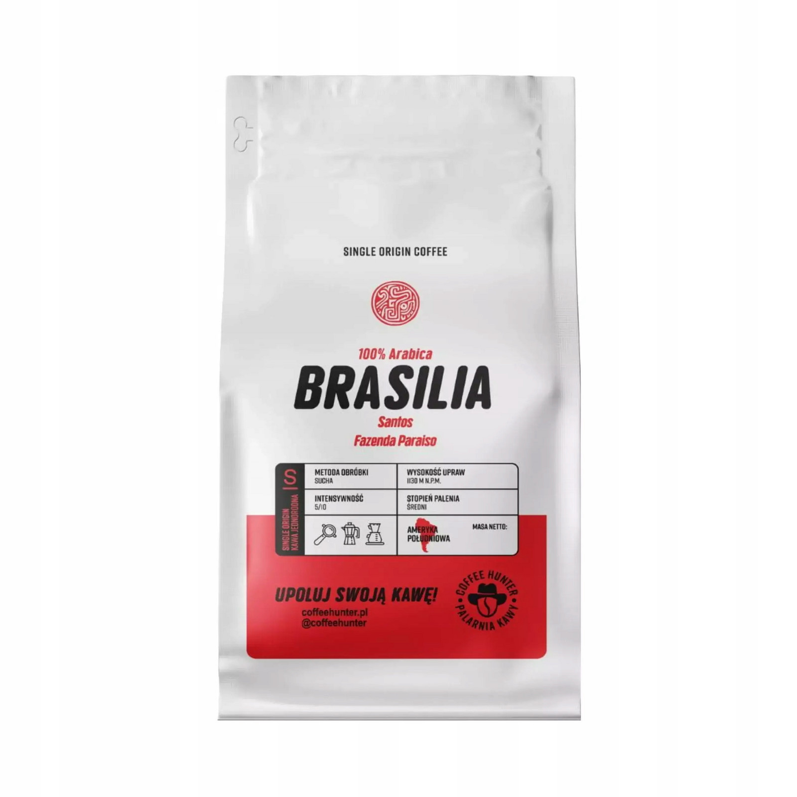 Káva Brasilia Santos Coffe Hunter 1 kg