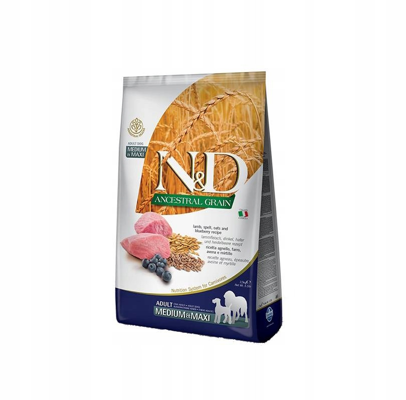 Farmina N&d Jehněčí Borůvka Střední Maxi 12kg