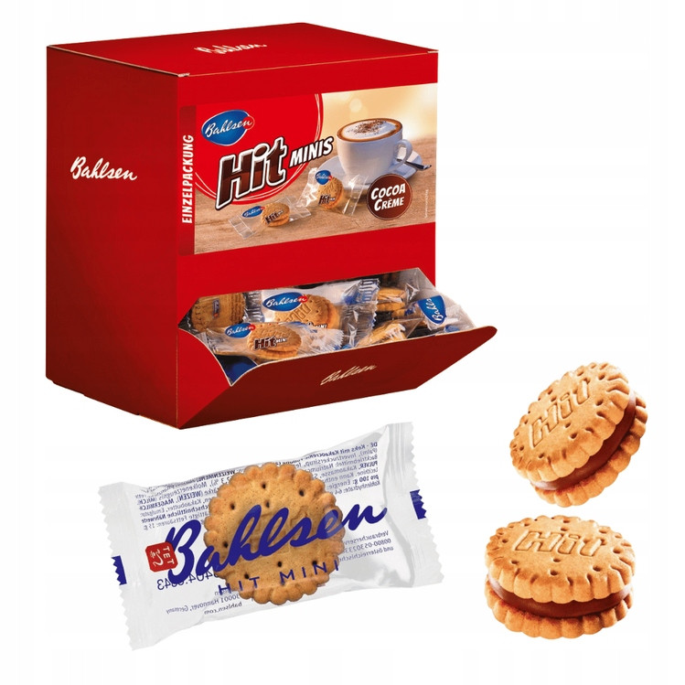 Mini kakaové sušenky Bahlsen sušenky 150 ks