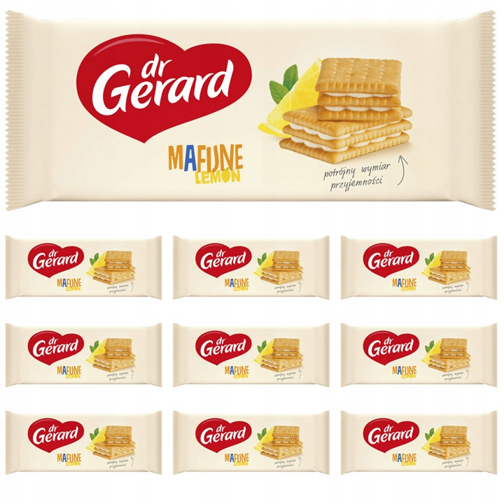 Sušenky Sušenky Lemon Mafiánské 216 g Citronové Dr Gerard Sada 10 kusů