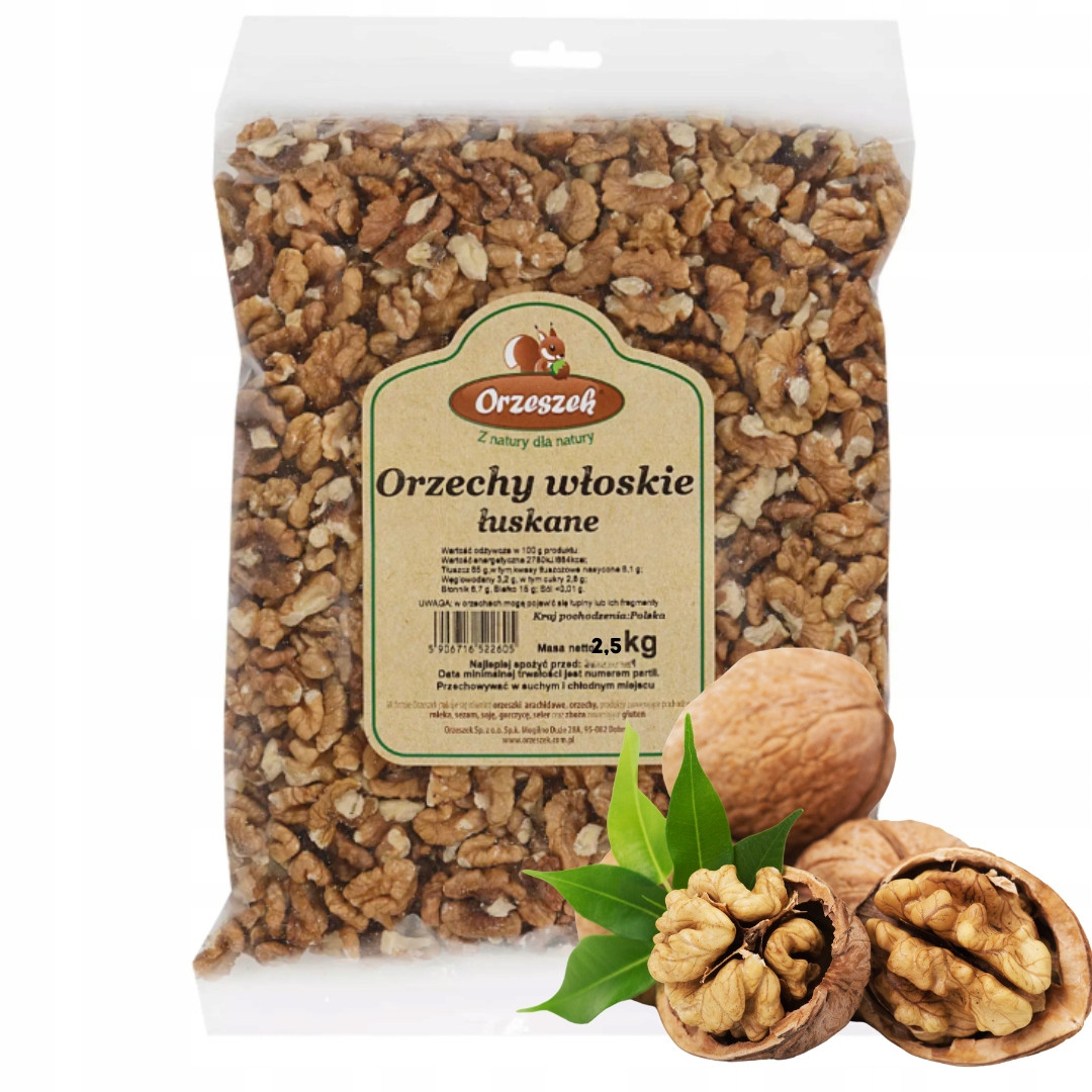 Vlašské ořechy loupané Orzeszek 2,5 kg