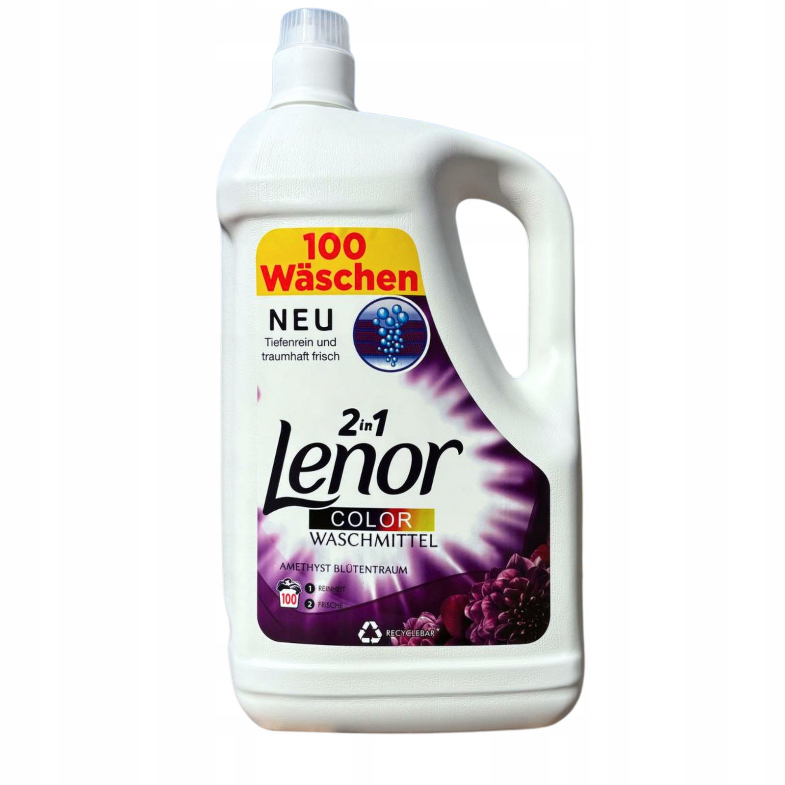 Lenor Tekutý Gel Na Praní Barev 2v1 Amethyst 100 Praní Německá kvalita 5L
