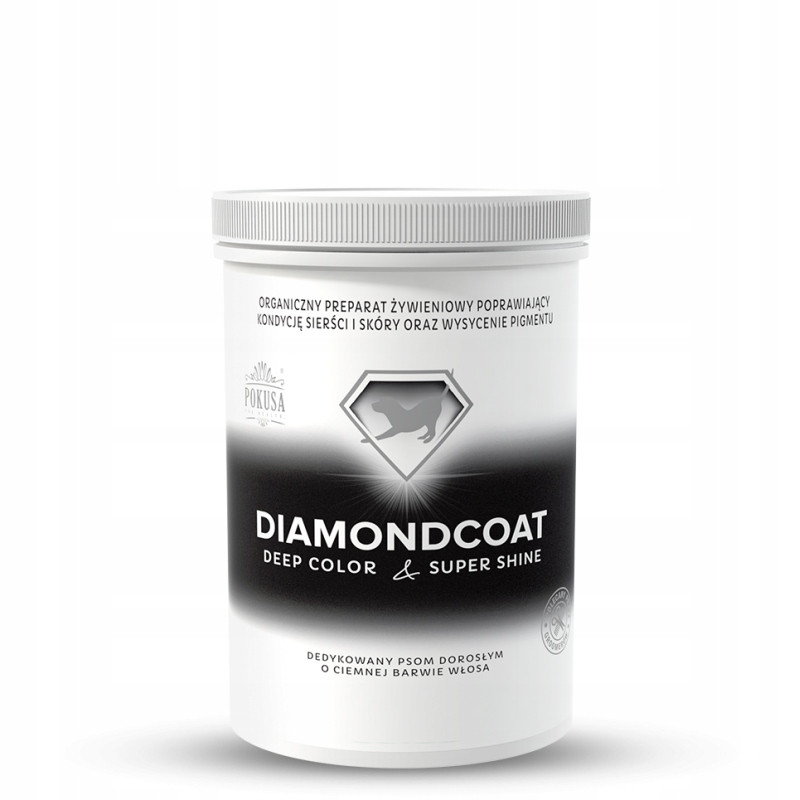 Pokusa Diamondcoat Deepcolor & Supershine 1KG Barva A Kondice Psí Sirky