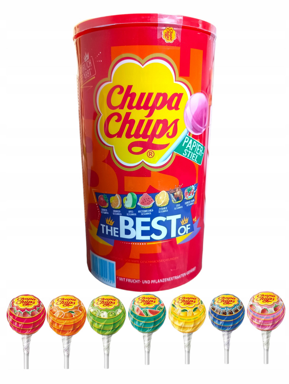Lízátka Chupa Chups mix chutí ovocných 100 kusů