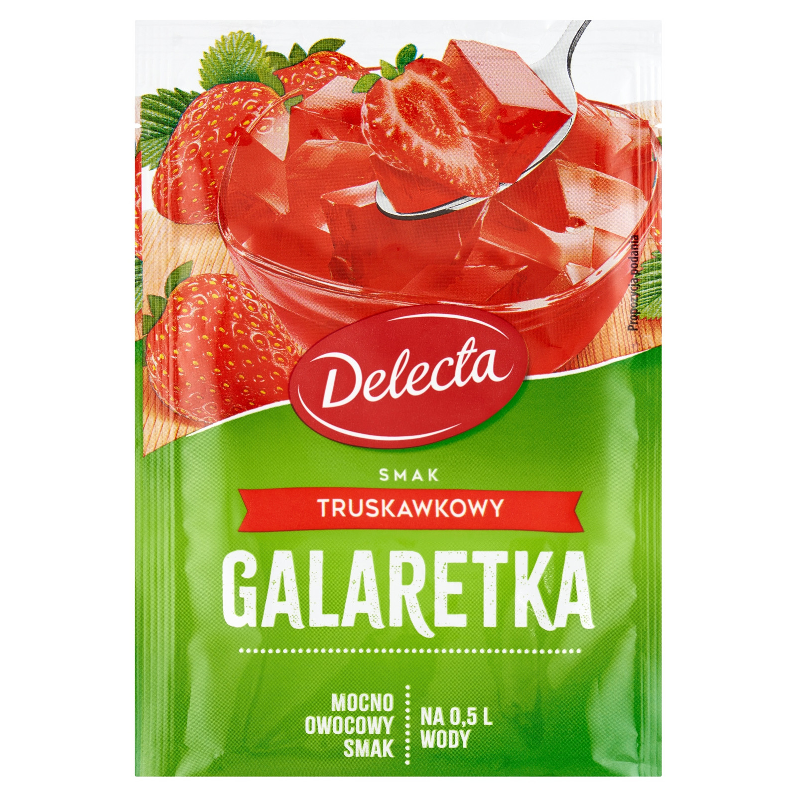 Delecta Jahodová Želatina Jahoda 70 g